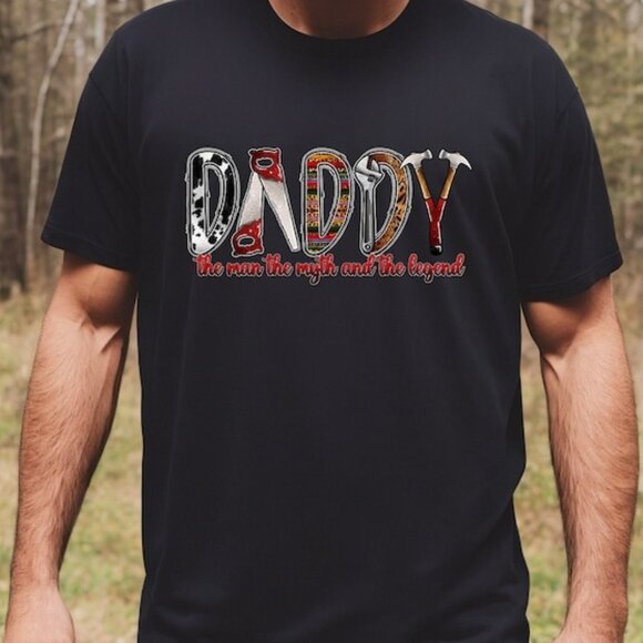 Legend Dad T-Shirt, Fathers Day Gift, Legend Husband Daddy Protector Hero Shirt - Picture 1 of 4